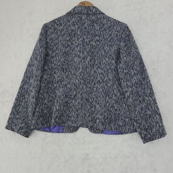 Tahari Arthur S. Levine Petite 12P Womens Tweed Blazer Jacket   JPT - Picture 2 of 8